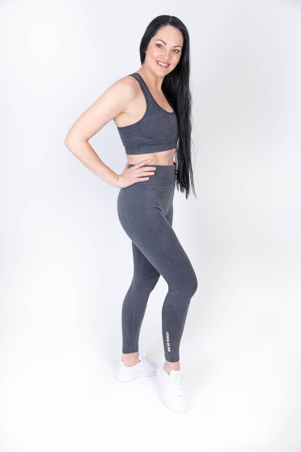 RETRO DENIM LOOK SPORT BRA