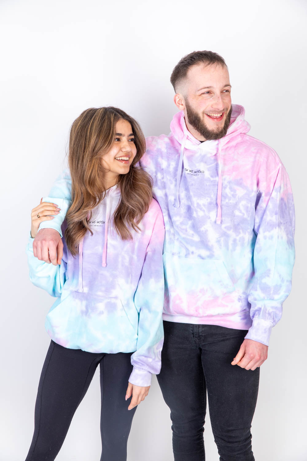 TIE DYE HOODIE CITIES LOVERS