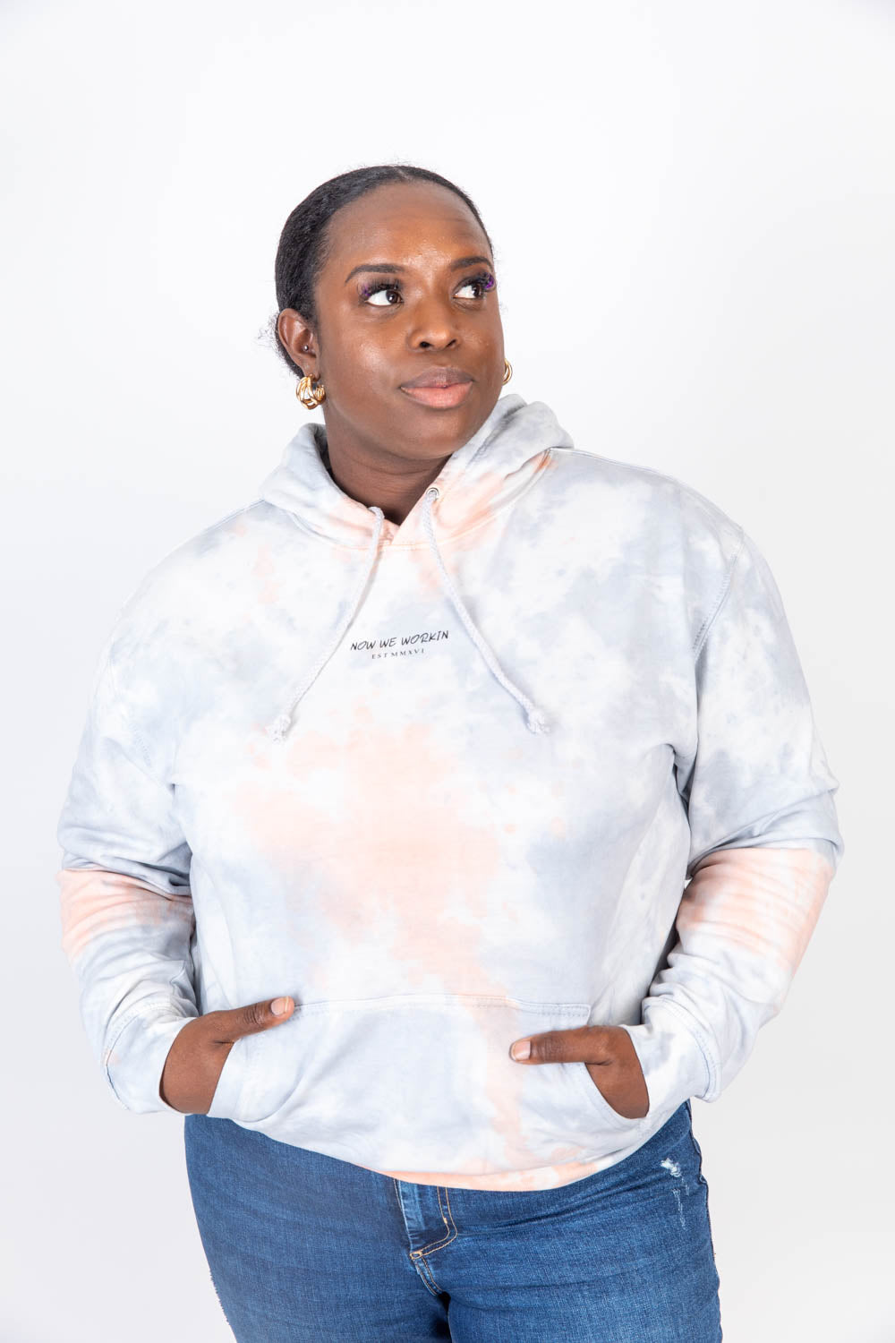 POWER TIE DYE HOODIE