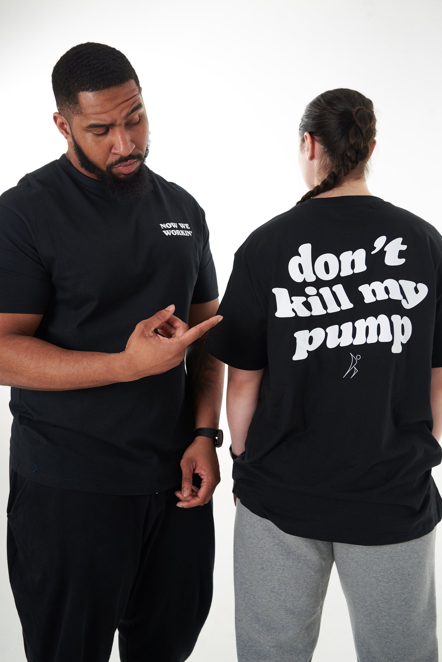 "DON'T KILL MY PUMP" OVERSIZED T-SHIRT