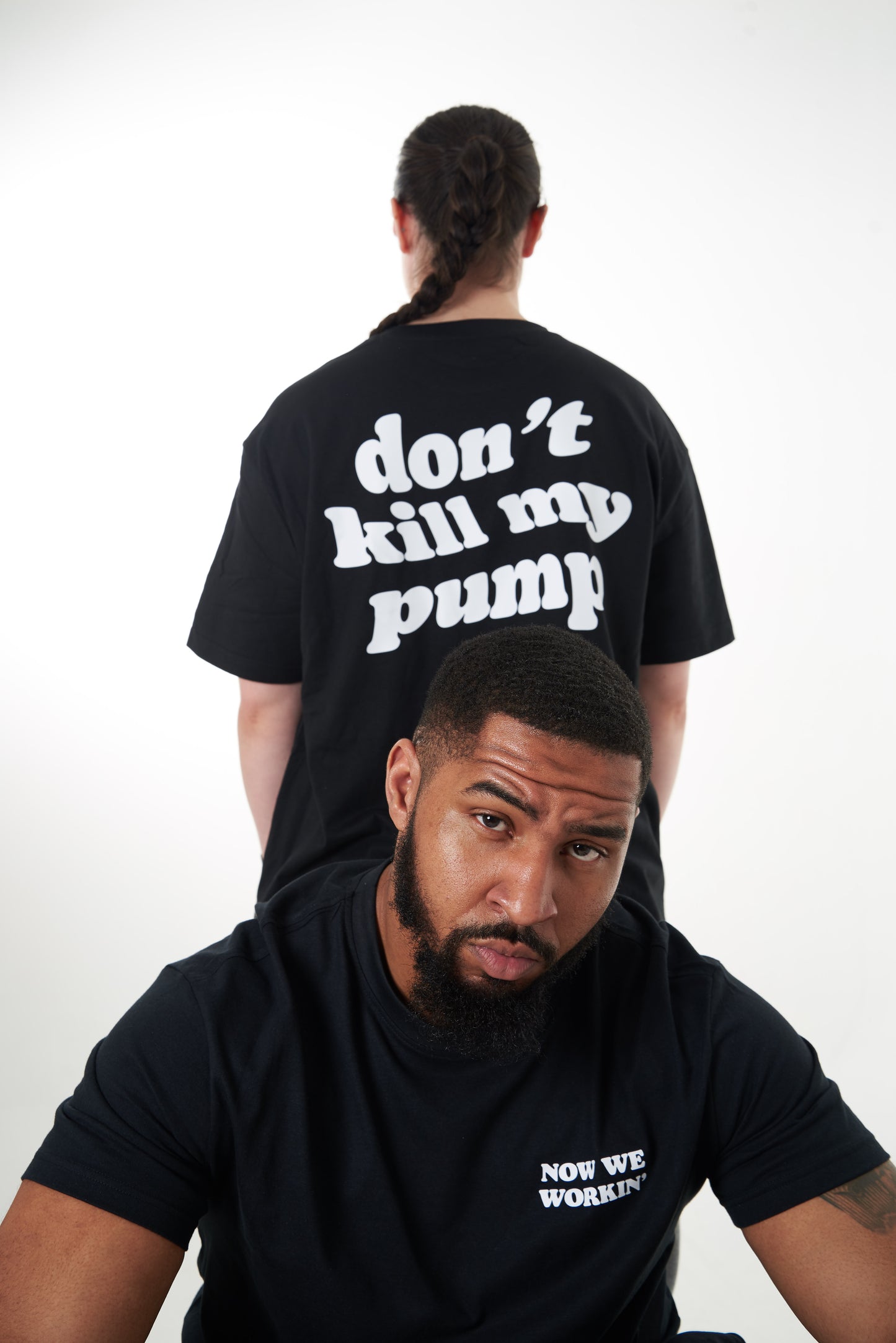 "DON'T KILL MY PUMP" OVERSIZED T-SHIRT