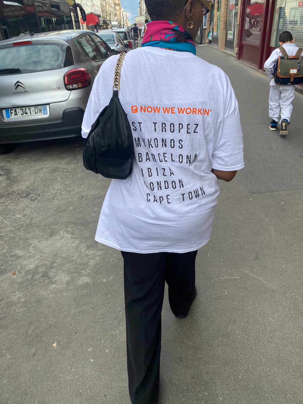 DEPARTURES OVERSIZED T-SHIRT