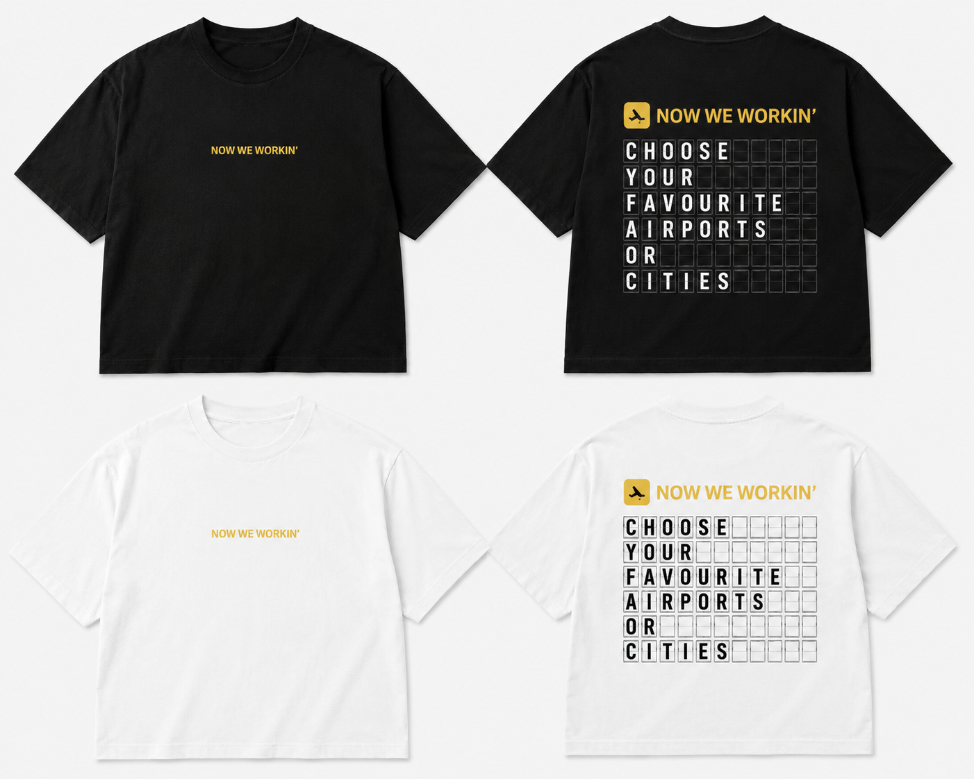 DEPARTURES OVERSIZED T-SHIRT
